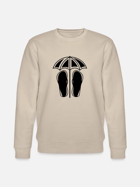 flipflops schirm - Stanley/Stella Unisex Bio-Sweatshirt CHANGER  - Beige