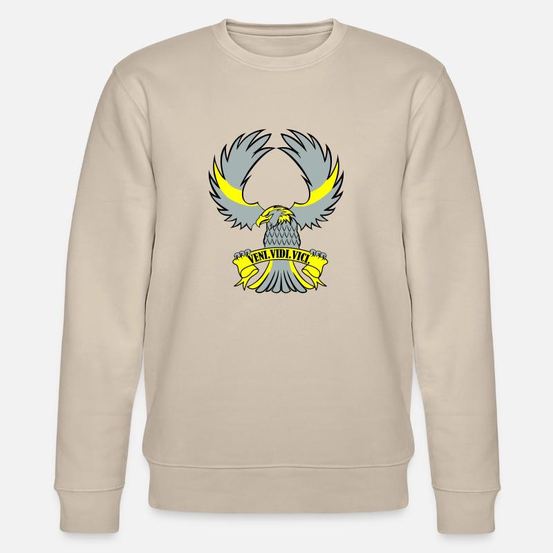 adler veni vidi vici - Stanley/Stella Unisex Bio-Sweatshirt CHANGER  - Beige