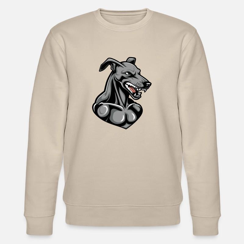 Dog Hund Comic - Stanley/Stella Unisex Bio-Sweatshirt CHANGER  - Beige