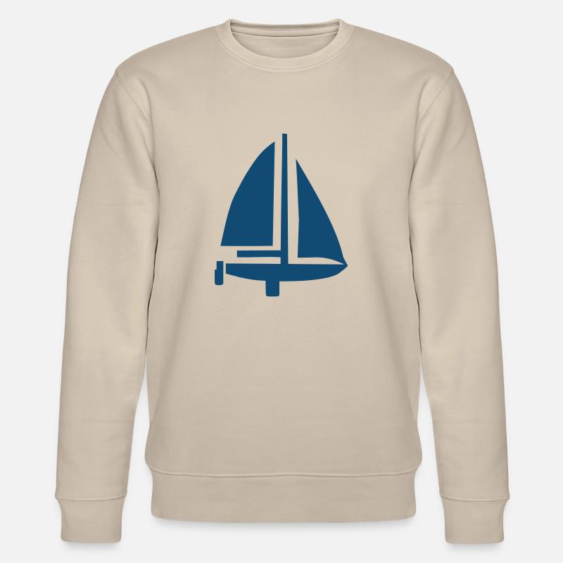 Bateau - Voilier - Sweat bio CHANGER Stanley/Stella Unisexe - beige
