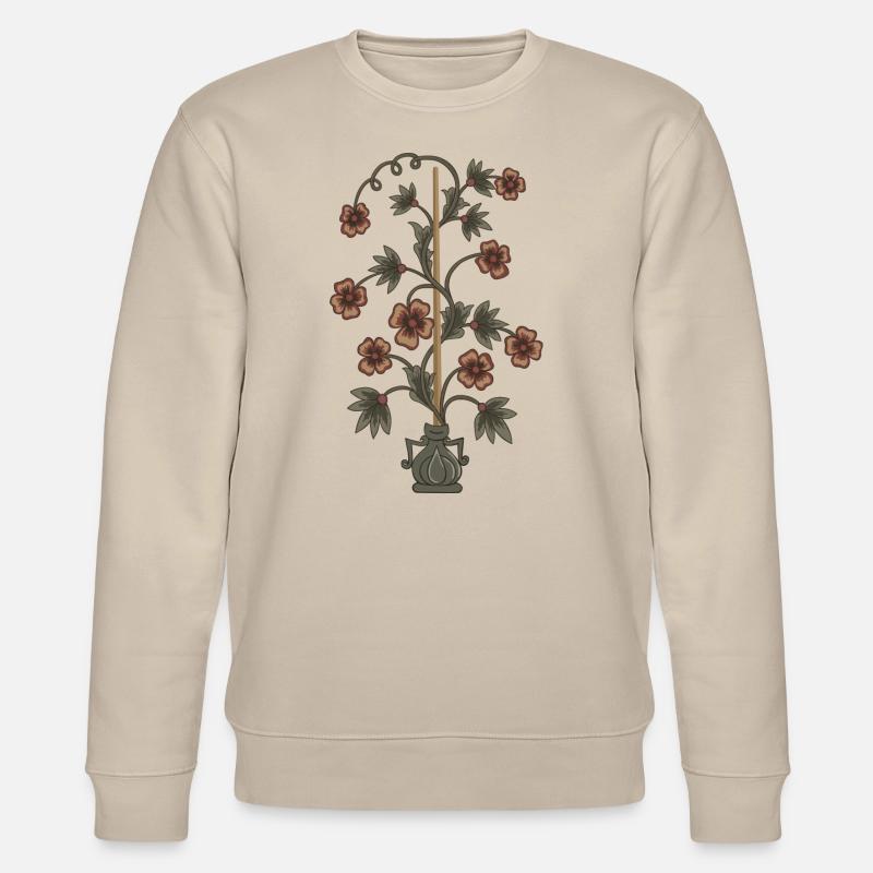 Fleurs de Martre - Sweat bio CHANGER Stanley/Stella Unisexe - beige