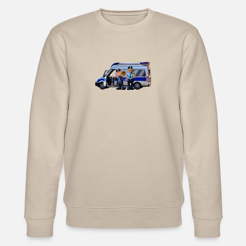 Polizei Bus - Stanley/Stella Unisex Bio-Sweatshirt CHANGER  - Beige