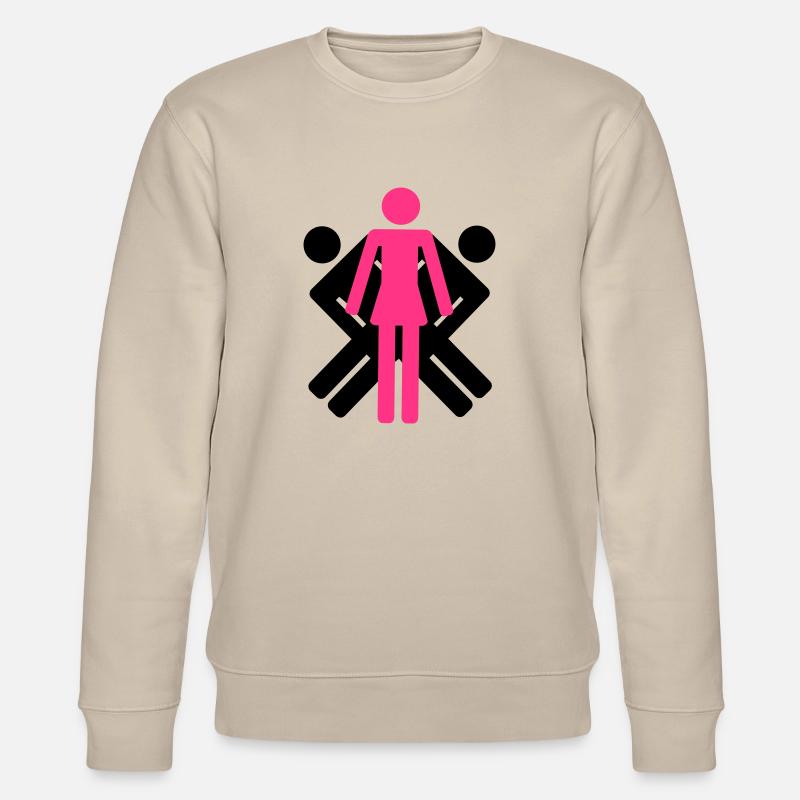 Intersection 2 +1 - Stanley/Stella CHANGER Unisex Organic Sweatshirt - beige