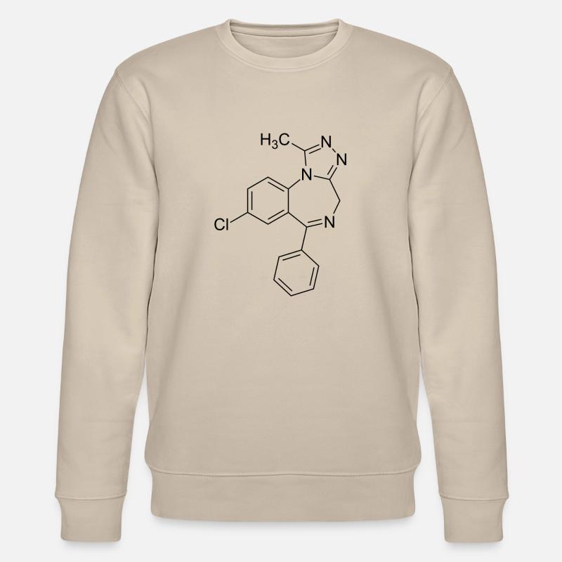 Xanax Alprazolam - Stanley/Stella Unisex Bio-Sweatshirt CHANGER  - Beige