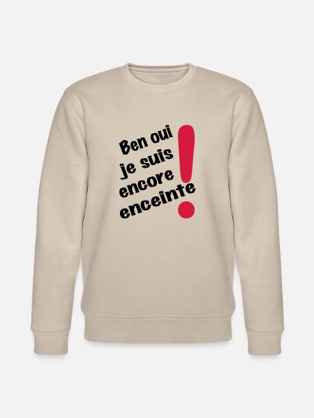 encore enceinte - Sweat bio CHANGER Stanley/Stella Unisexe - beige