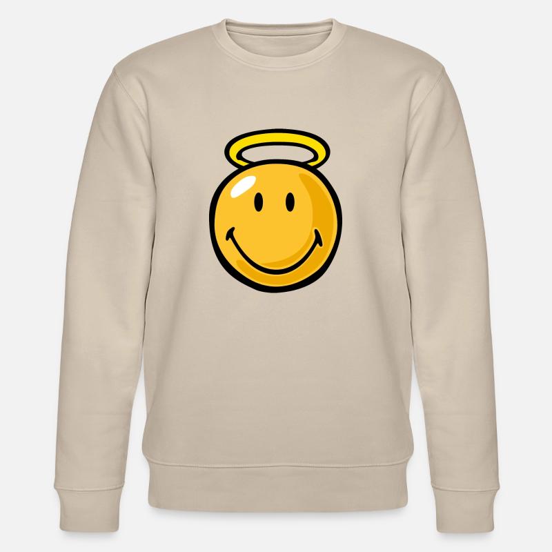 Smiley good - Stanley/Stella Unisex Bio-Sweatshirt CHANGER  - Beige