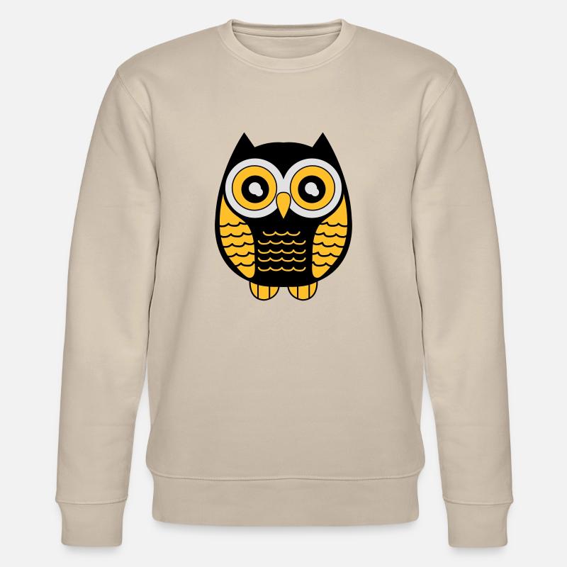 eule_02 - Stanley/Stella CHANGER Unisex Organic Sweatshirt - beige