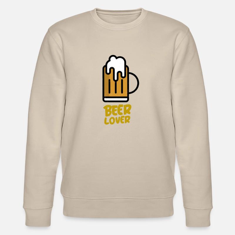 beer lover - Stanley/Stella Unisex Bio-Sweatshirt CHANGER  - Beige