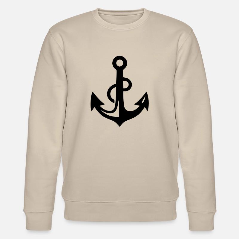 Anker für das Boot - Stanley/Stella Unisex Bio-Sweatshirt CHANGER  - Beige