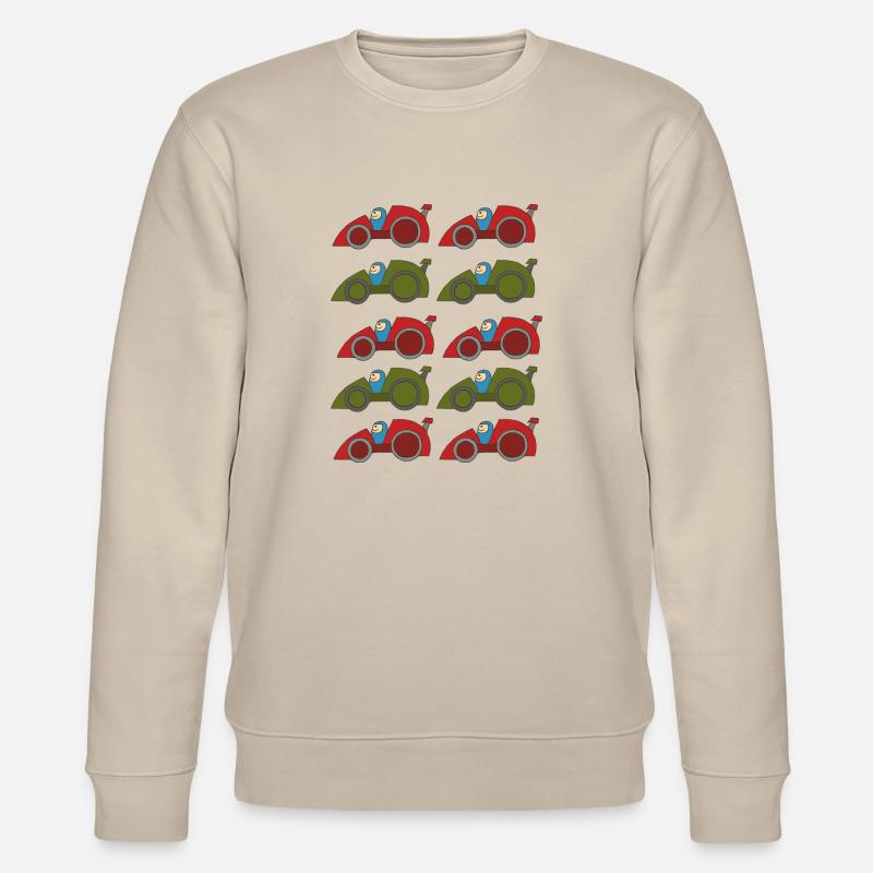 Course automobile 3 - Sweat bio CHANGER Stanley/Stella Unisexe - beige