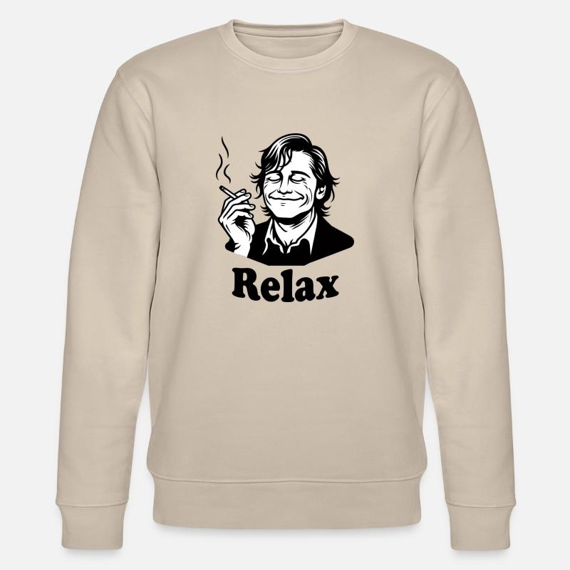 Relax - Conception Smoke and Chill - Sweat bio CHANGER Stanley/Stella Unisexe - beige