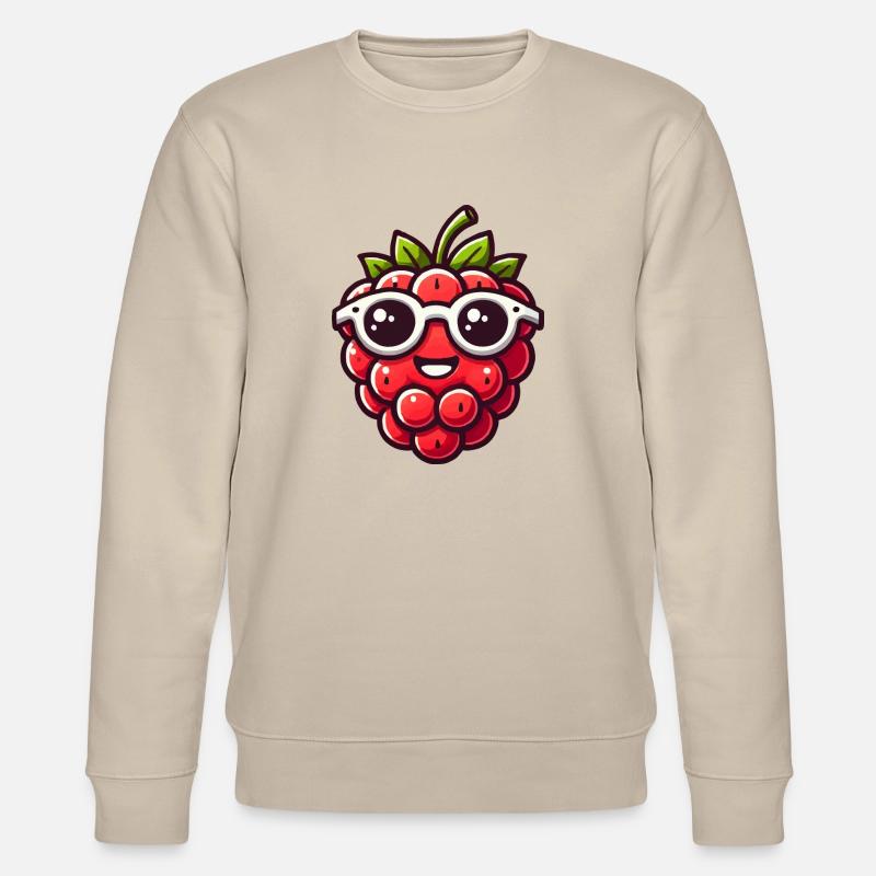 Raspberry Comic - Stanley/Stella CHANGER Unisex Organic Sweatshirt - beige
