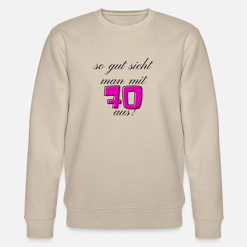 70e anniversaire - Sweat bio CHANGER Stanley/Stella Unisexe - beige