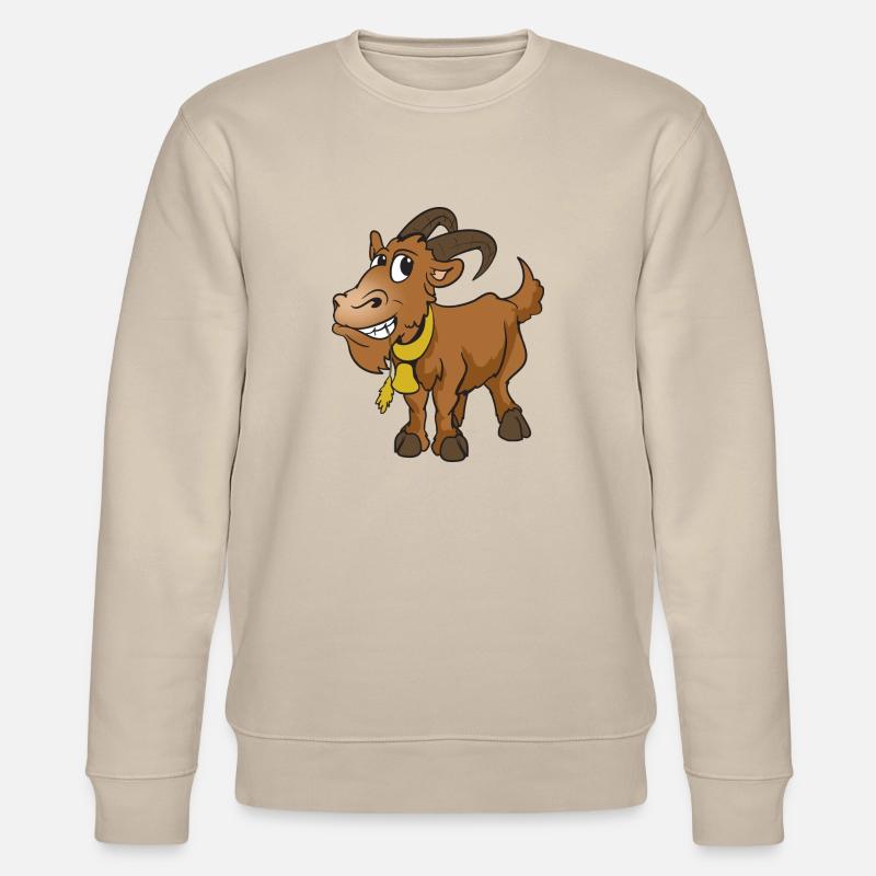 chèvre de chèvre - Sweat bio CHANGER Stanley/Stella Unisexe - beige