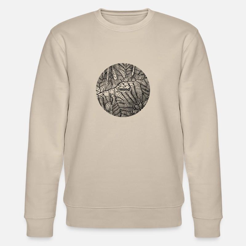 Tee Tree Mind Map - Stanley/Stella CHANGER Unisex Organic Sweatshirt - beige