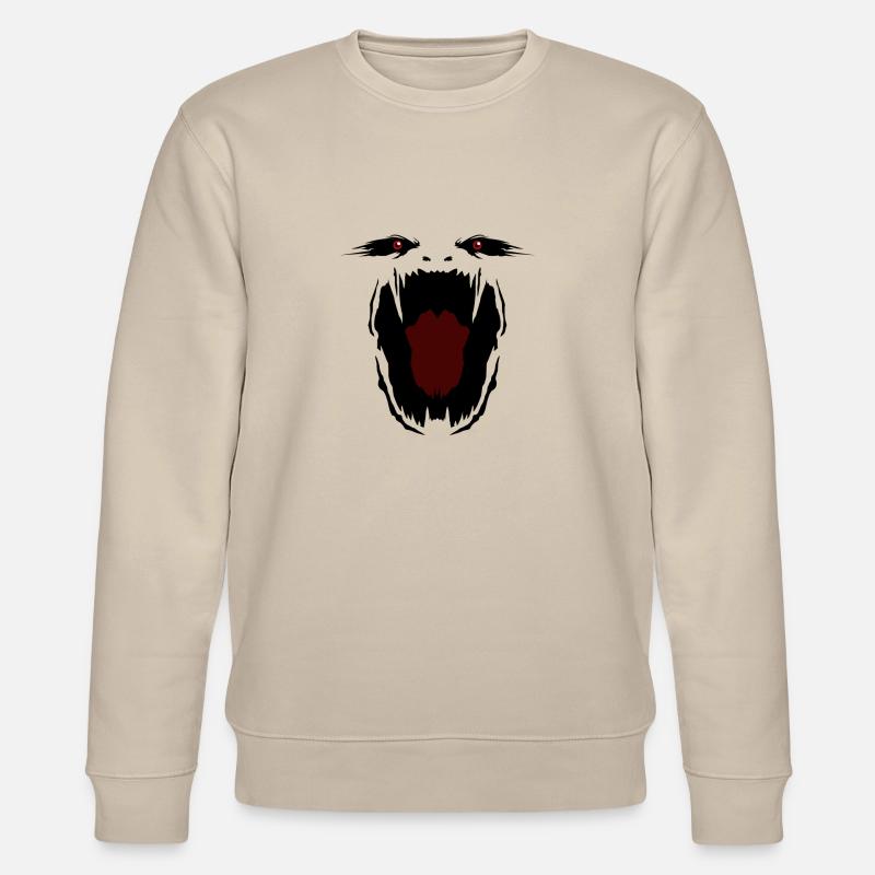 Monster - Stanley/Stella Unisex Bio-Sweatshirt CHANGER  - Beige