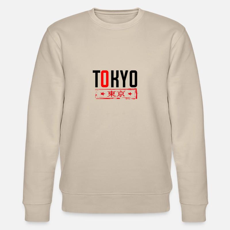 Tokyo Design. Moderne et branché - Sweat bio CHANGER Stanley/Stella Unisexe - beige