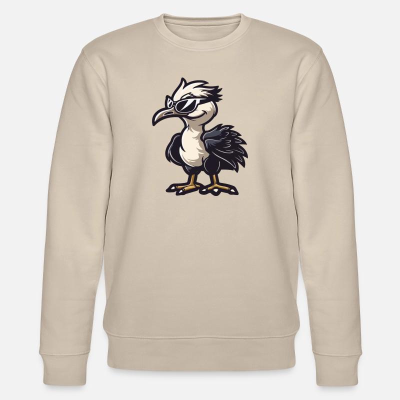 Strauß Comic Cool - Stanley/Stella Unisex Bio-Sweatshirt CHANGER - Beige