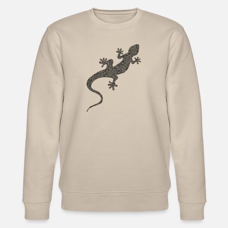 Die Eidechse - Stanley/Stella Unisex Bio-Sweatshirt CHANGER  - Beige