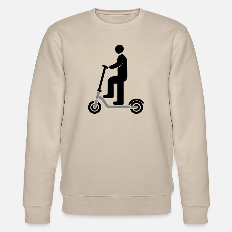 Elektro Scooter - Stanley/Stella Unisex Bio-Sweatshirt CHANGER  - Beige