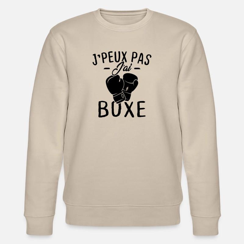 J'peux pas j'ai boxe - Sweat bio CHANGER Stanley/Stella Unisexe - beige