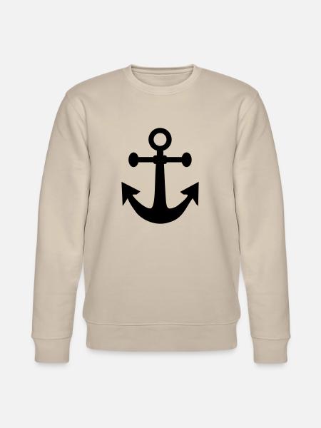 Anchor Ship Seafaring - Stanley/Stella CHANGER Unisex Organic Sweatshirt - beige