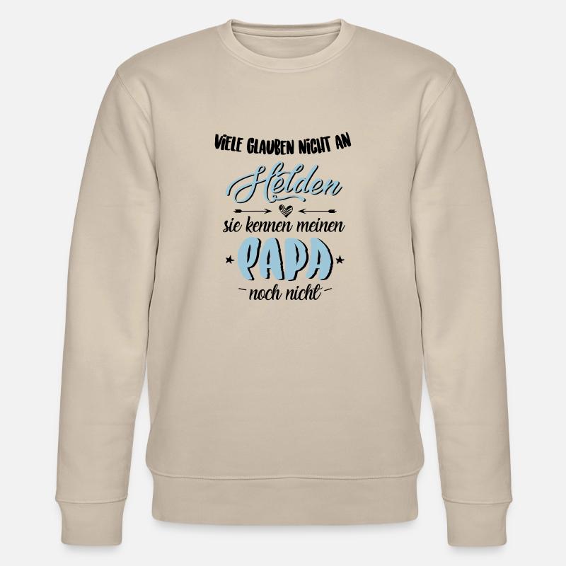 Papa Held - Stanley/Stella Unisex Bio-Sweatshirt CHANGER  - Beige