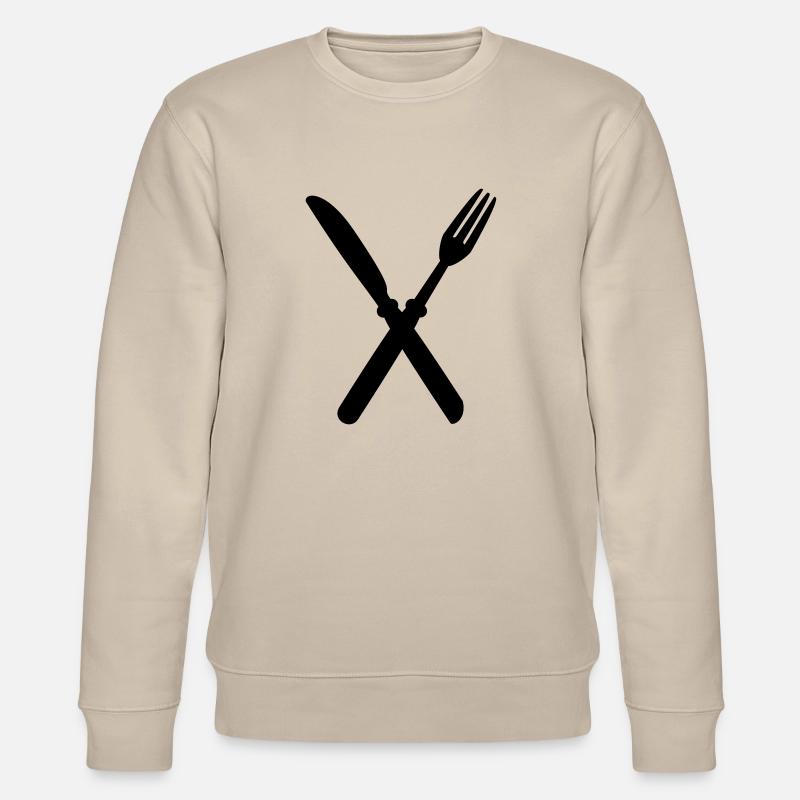 fork_and_kinfe - Sweat bio CHANGER Stanley/Stella Unisexe - beige