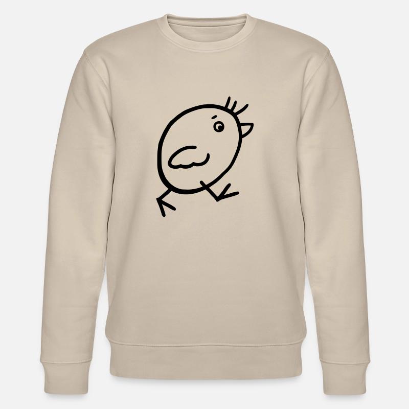 Vogel 01 - Stanley/Stella Unisex Bio-Sweatshirt CHANGER  - Beige