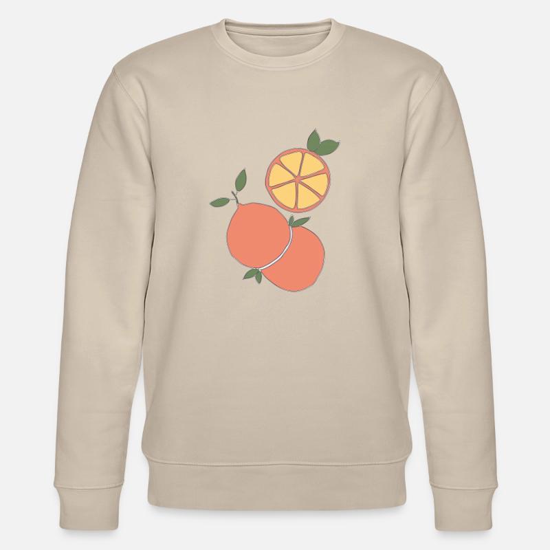 orange pamplemousse - Sweat bio CHANGER Stanley/Stella Unisexe - beige