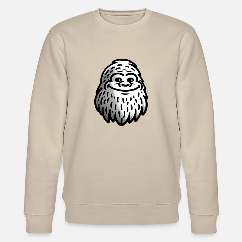 Yéti souriant - Observation d’un Sasquatch - Sweat bio CHANGER Stanley/Stella Unisexe - beige