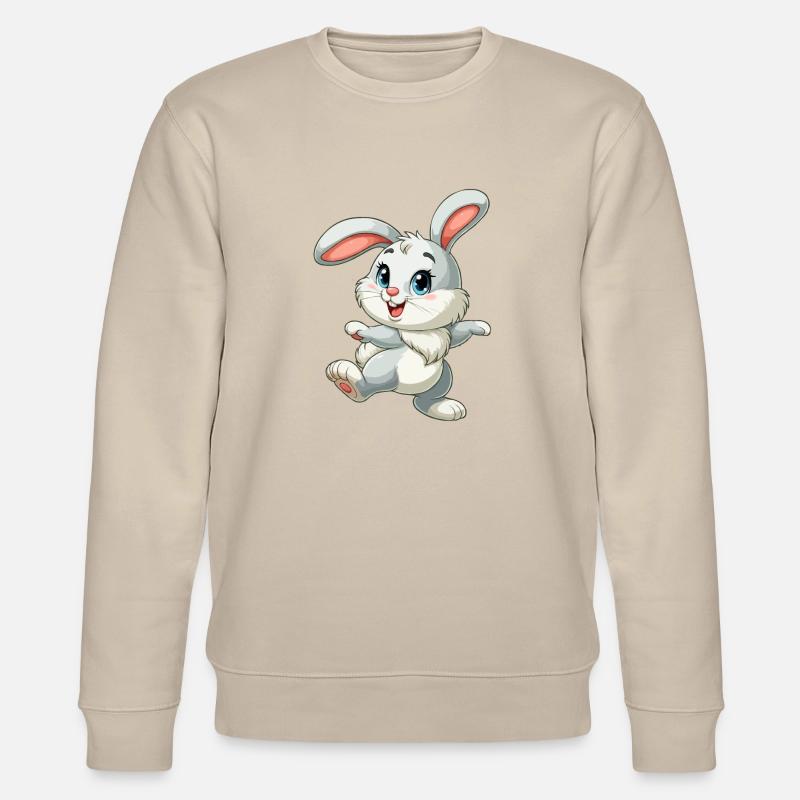 Rabbit Dancing png - Stanley/Stella CHANGER Unisex Organic Sweatshirt - beige