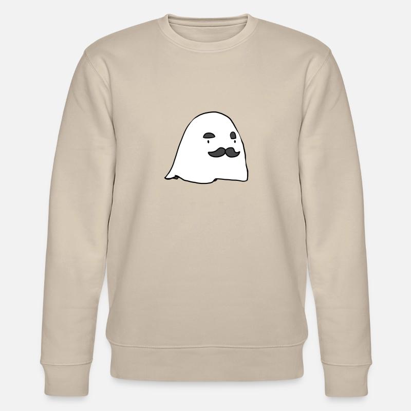 Herbert, der Geist - Stanley/Stella Unisex Bio-Sweatshirt CHANGER  - Beige