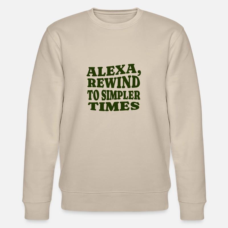 Alexa, Passez au week-end - Sweat bio CHANGER Stanley/Stella Unisexe - beige