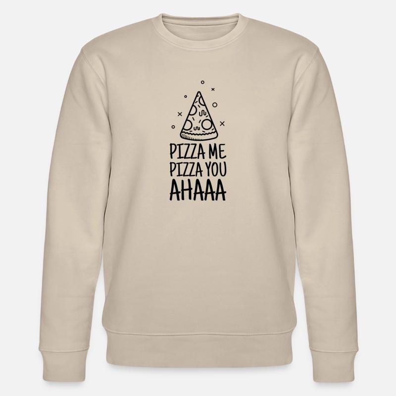 Pizza, Pizza, Pizza - Sweat bio CHANGER Stanley/Stella Unisexe - beige