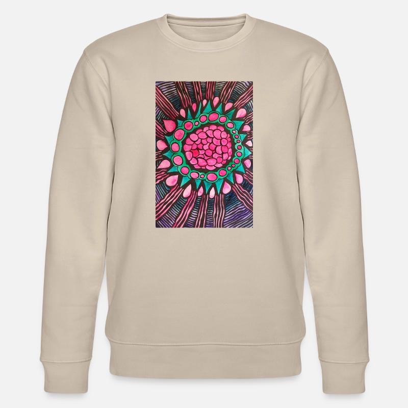 Raspberry - Stanley/Stella CHANGER Unisex Organic Sweatshirt - beige