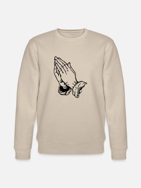 Mains de prière Mains de prière - Sweat bio CHANGER Stanley/Stella Unisexe - beige