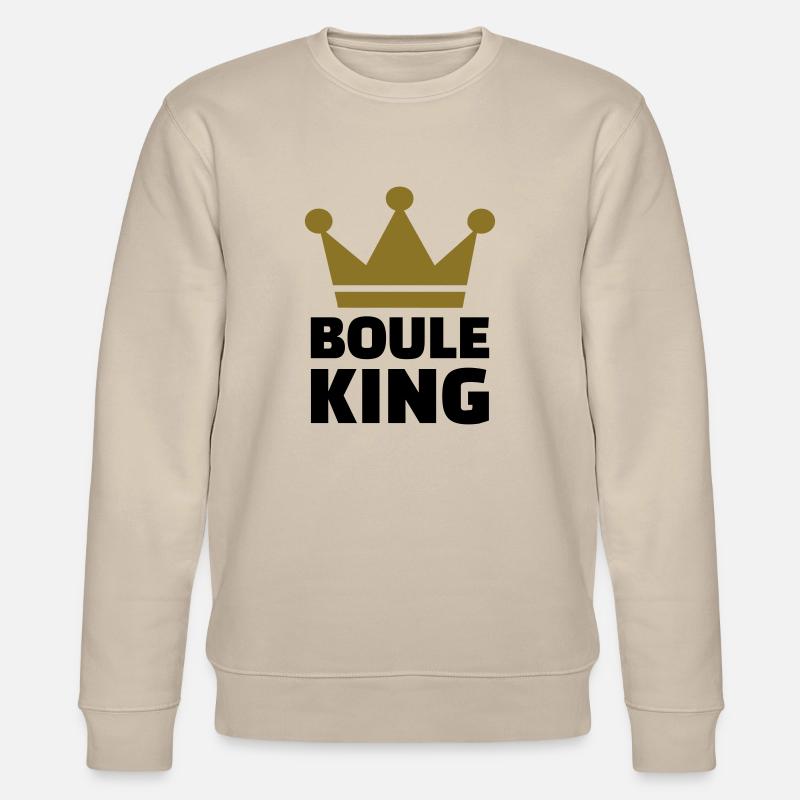 Boule King - Stanley/Stella Unisex Bio-Sweatshirt CHANGER  - Beige