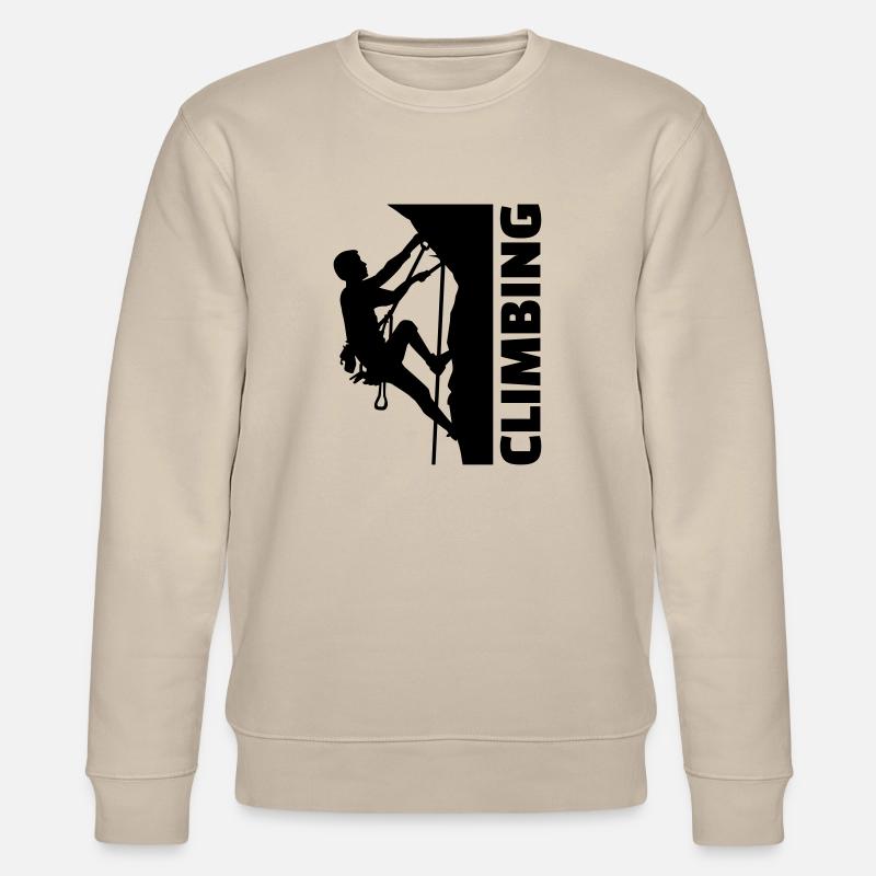 Klettern - Stanley/Stella Unisex Bio-Sweatshirt CHANGER  - Beige