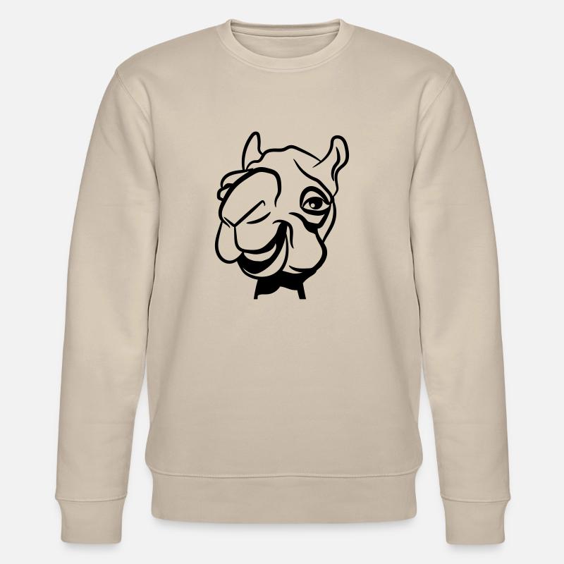 rire chameau drôle - Sweat bio CHANGER Stanley/Stella Unisexe - beige