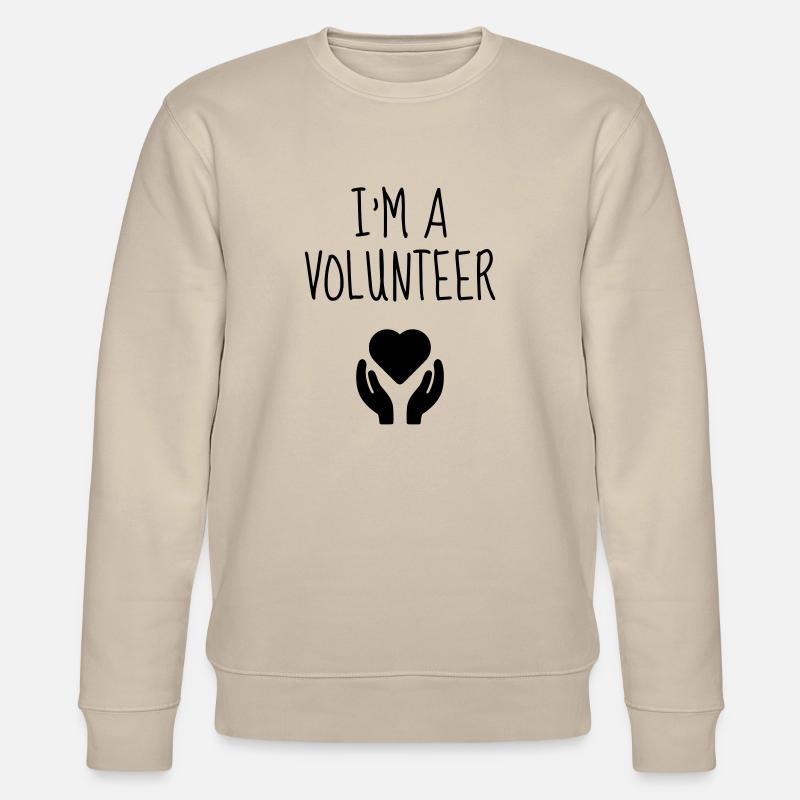 Bénévole / Humanitaire / Solidaire / Aide - Sweat bio CHANGER Stanley/Stella Unisexe - beige