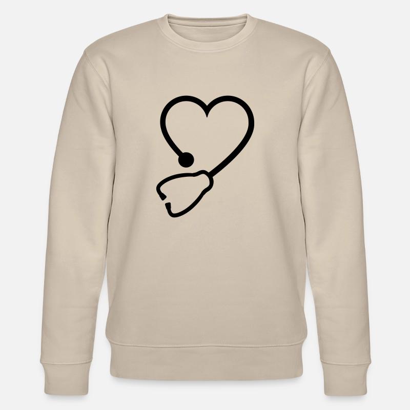 Stethoskop - Stanley/Stella Unisex Bio-Sweatshirt CHANGER  - Beige