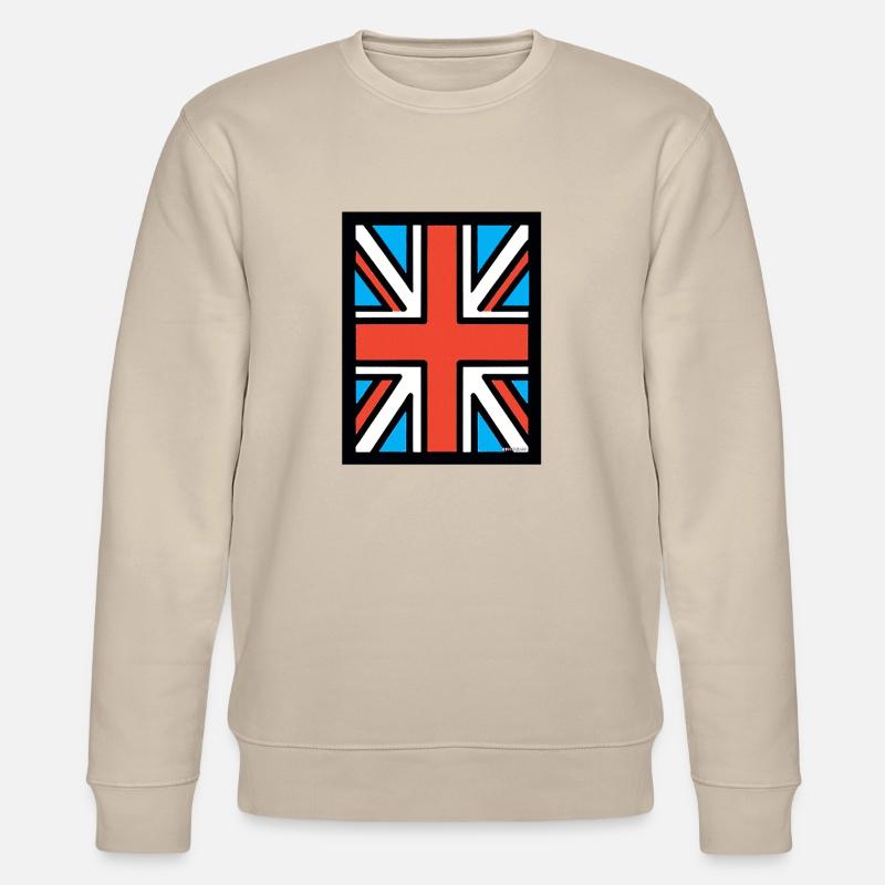 Union Jack - Stanley/Stella Unisex Bio-Sweatshirt CHANGER  - Beige