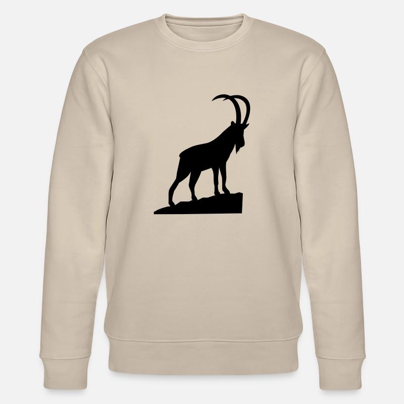 steinbock - Stanley/Stella Unisex Bio-Sweatshirt CHANGER  - Beige