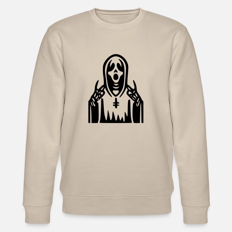 Schrei-Priester - Stanley/Stella Unisex Bio-Sweatshirt CHANGER  - Beige