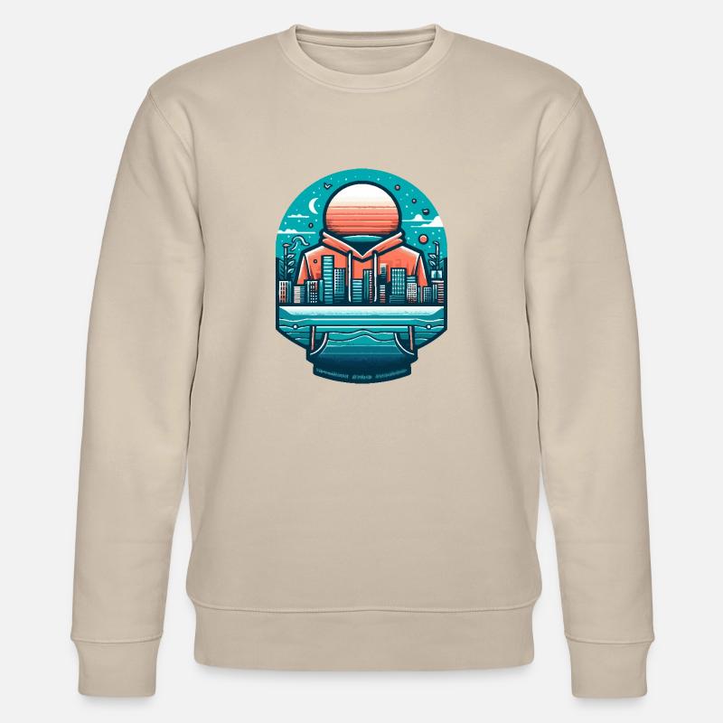 La ville dans le quartier - Sweat bio CHANGER Stanley/Stella Unisexe - beige