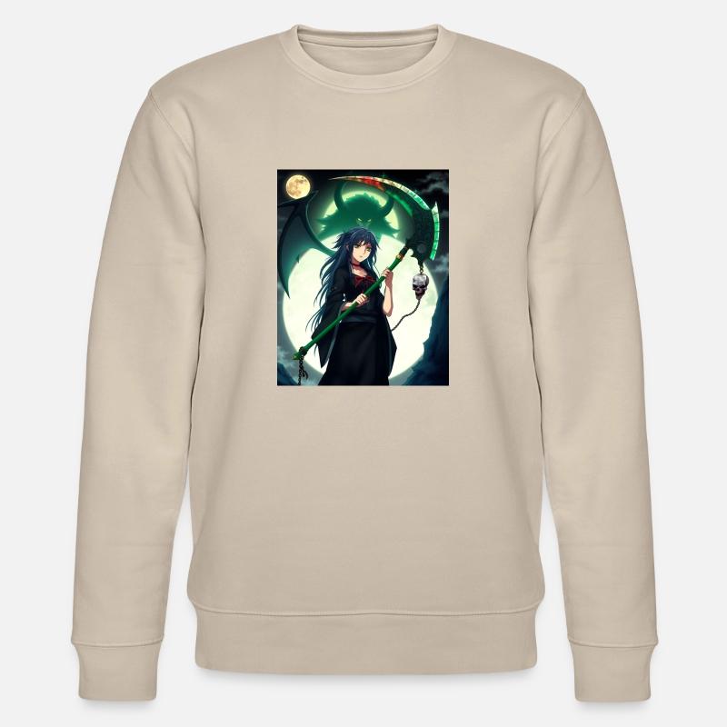 Fatalis Anime Design - Stanley/Stella Unisex Bio-Sweatshirt CHANGER  - Beige