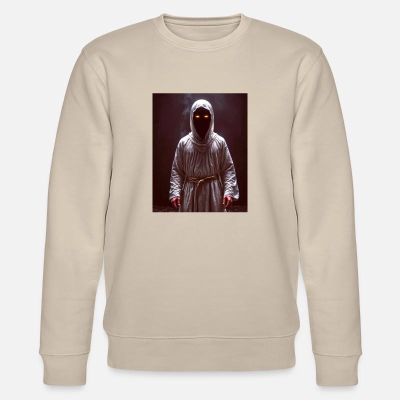 Noppera-bō Geist, der regungslos dasteht, - Stanley/Stella Unisex Bio-Sweatshirt CHANGER  - Beige
