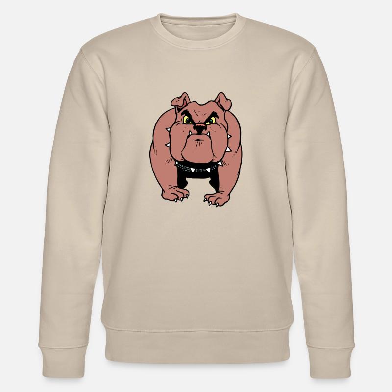idée cadeau en colère bouledogue - Sweat bio CHANGER Stanley/Stella Unisexe - beige