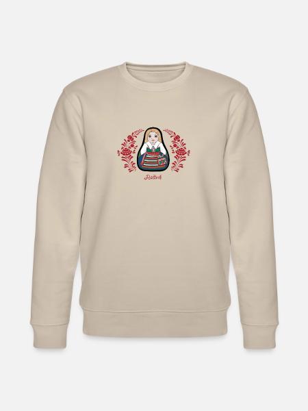 Rättvikskulla - Ekologisk sweatshirt CHANGER unisex från Stanley/Stella - beige